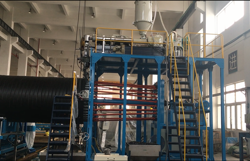 बड़े व्यास वाले एचडीपीई वाइंडिंग पाइप का उत्पादन